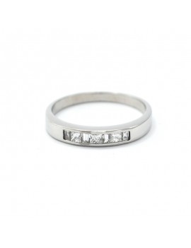 WHITE GOLD RING 18K AND...