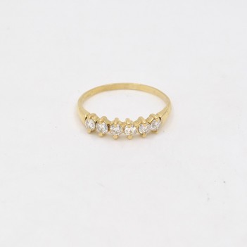 18K GOLD AND DIAMONDS RING