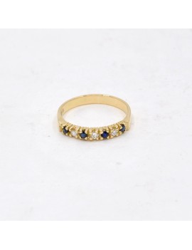 RING IN 18K GOLD AND DIAMONDS