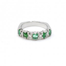 RING IN 18K WHITE GOLD WITH...