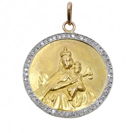 MEDAL WITH RELIGIOUS IMAGE...