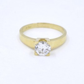 RING IN 18K GOLD AND DIAMOND