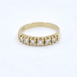 RING IN 18K GOLD AND DIAMONDS