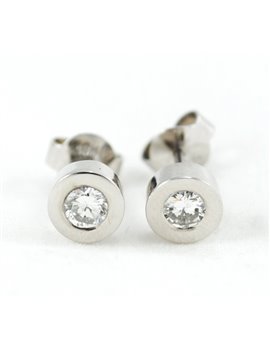 18K WHITE GOLD WITH DIAMONDS EARRINGS