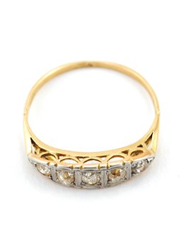 18K GOLD WITH DIAMONDS RING