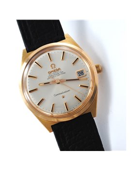 VINTAGE OMEGA CONSTELLATION AUTOMATIC 
REF.168015 PINK GOLD 18 K WATCH